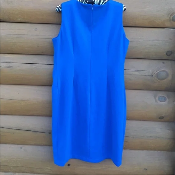 Ivanka Trump Vibrant Blue Pleated Mini Dress - Picture 4 of 5